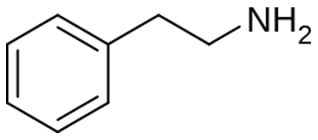 Chemical structure of b-phenylethylamine